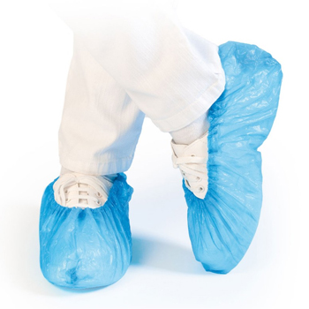 Imagem de Cobre Sapatos Polietileno c/Elastico Azul