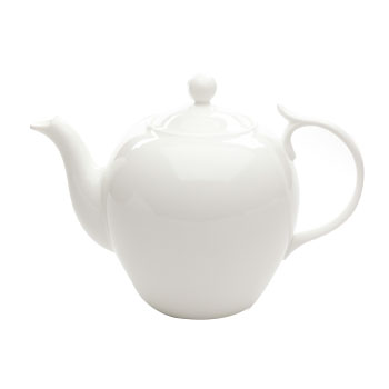 Imagem de Bule Branco de Chá com filtro "Bone China